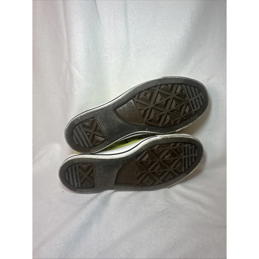 Converse All Star Low Top Unisex Sneakers Yellow Mens 4 Womens 6 - Picture 7 of 9